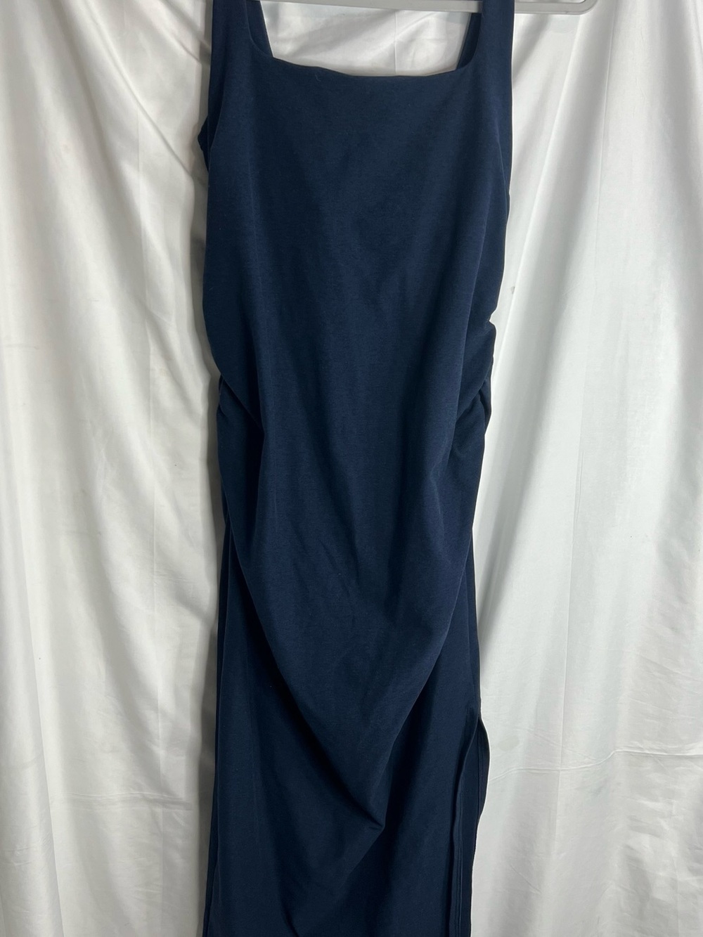 Beyond the Bump Yoga Deep Navy Square Neck Maxi Dress